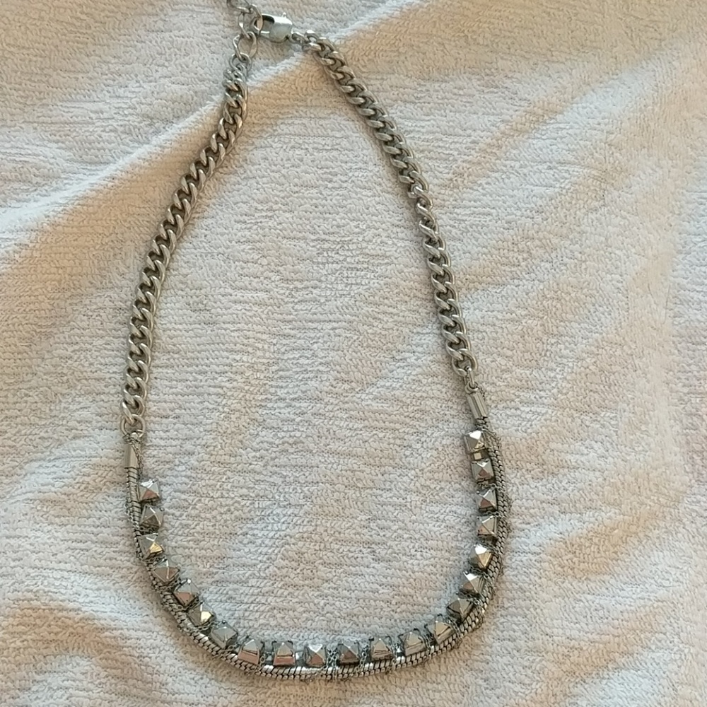 BCBG Pyramid Stud necklace